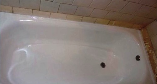 Реставрация ванны жидким акрилом | Киевская
